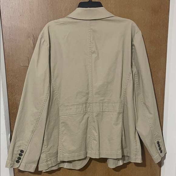 Talbots Tan Utility Jacket - Picture 3 of 5